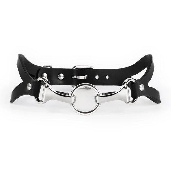 Baby Turns Blue Eye Choker Vegan Leather - Picture 1 of 4